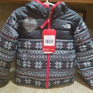 The North Face size 4t reversible winter jacket